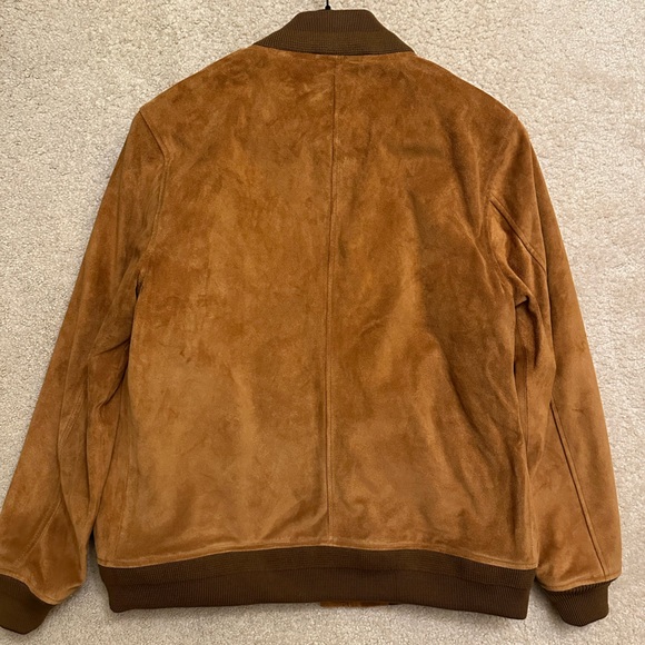 NWT M Suede bomber jacket from Taylor stitch - Picture 3 of 4
